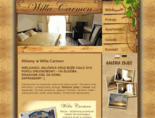 Tablet Screenshot of carmen-mielno.pl